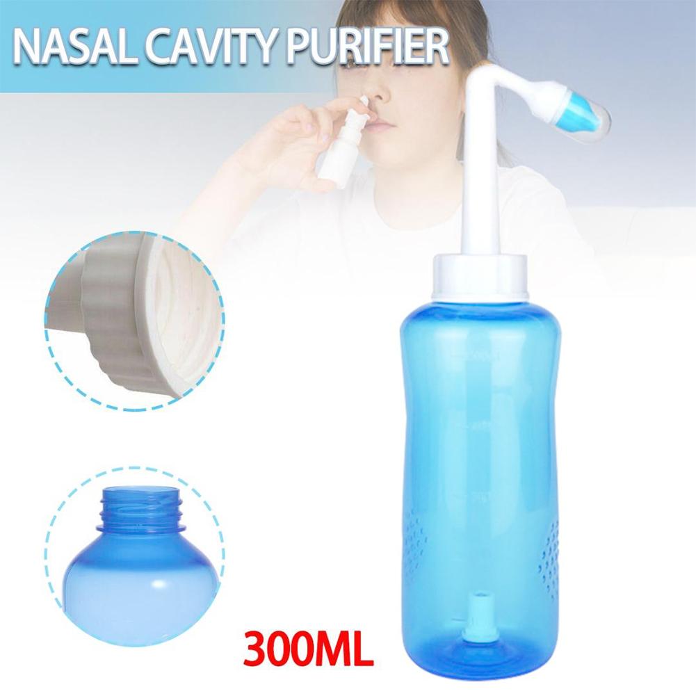 Neti Pot Nasal Rinse - 300 Limpador Nasal, Irrigador Nasal, Garrafa