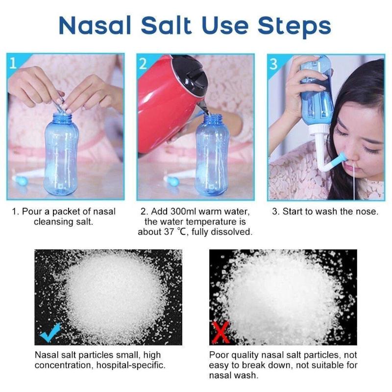 【WA】Irrigador Nasal: Frascos p - Neti Pot Nasal Rinse avaliação e preço