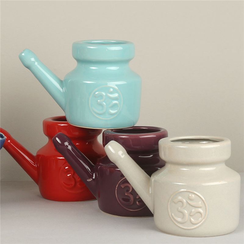【EM ESTOQUE】Pote de Cerâmica N - Neti Pot Nasal Rinse avaliação e preço