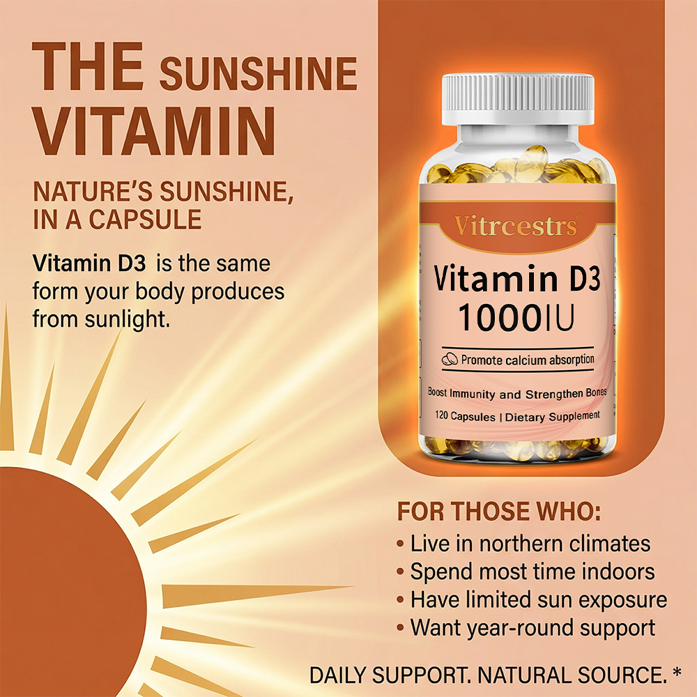 Cápsulas de Vitamina D3 1000 I - Health Wellness & Psychology avaliação e preço
