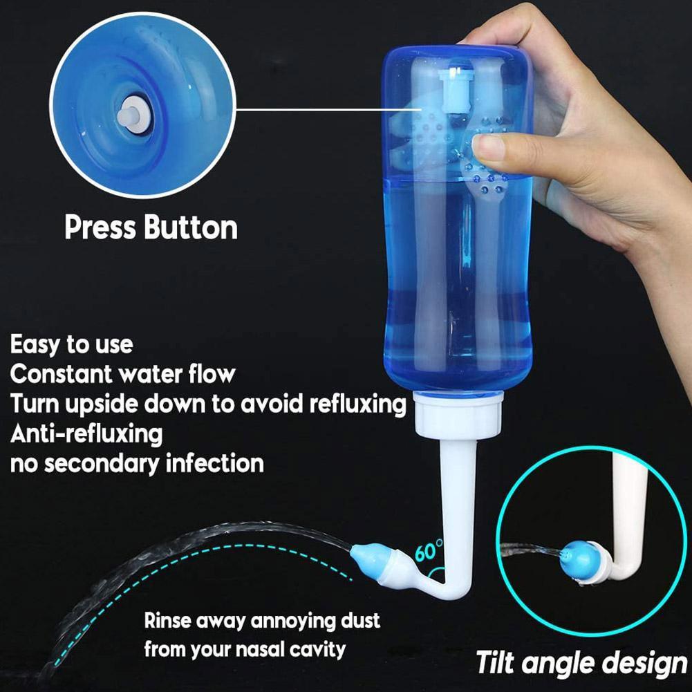 Lavador Nasal de 300ML, Irriga - Neti Pot Nasal Rinse avaliação e preço