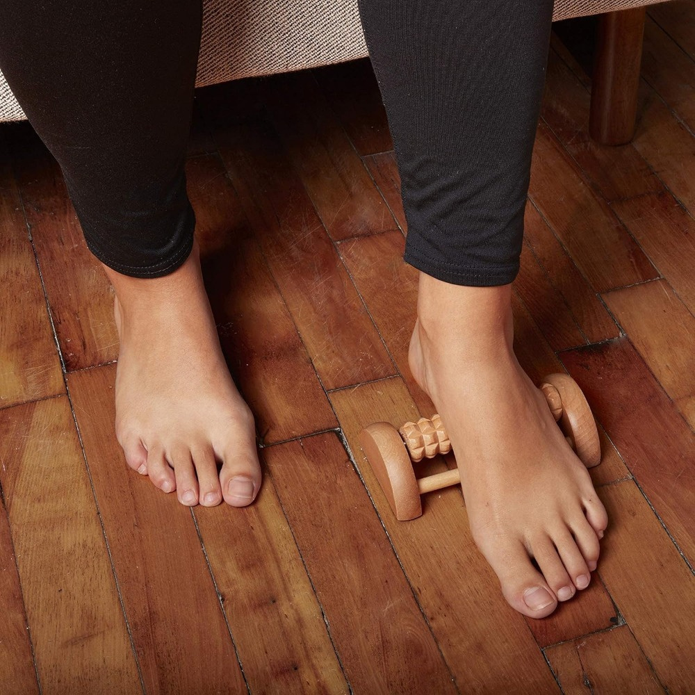 Rolo de Reflexologia Podal, Ma - Reflexology Foot Roller avaliação e preço
