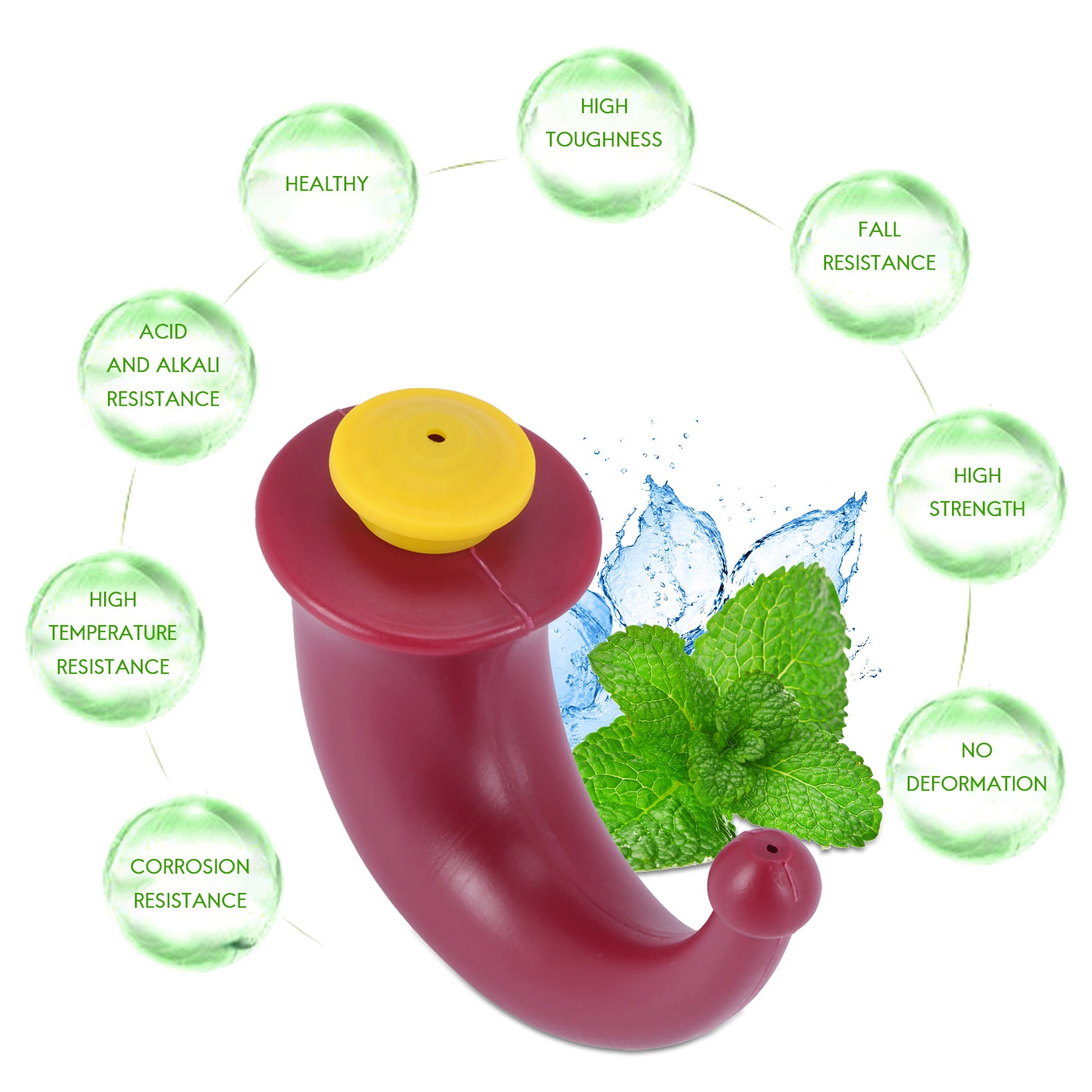 Nasal Rinsing Nose Wash System - Neti Pot Nasal Rinse avaliação e preço