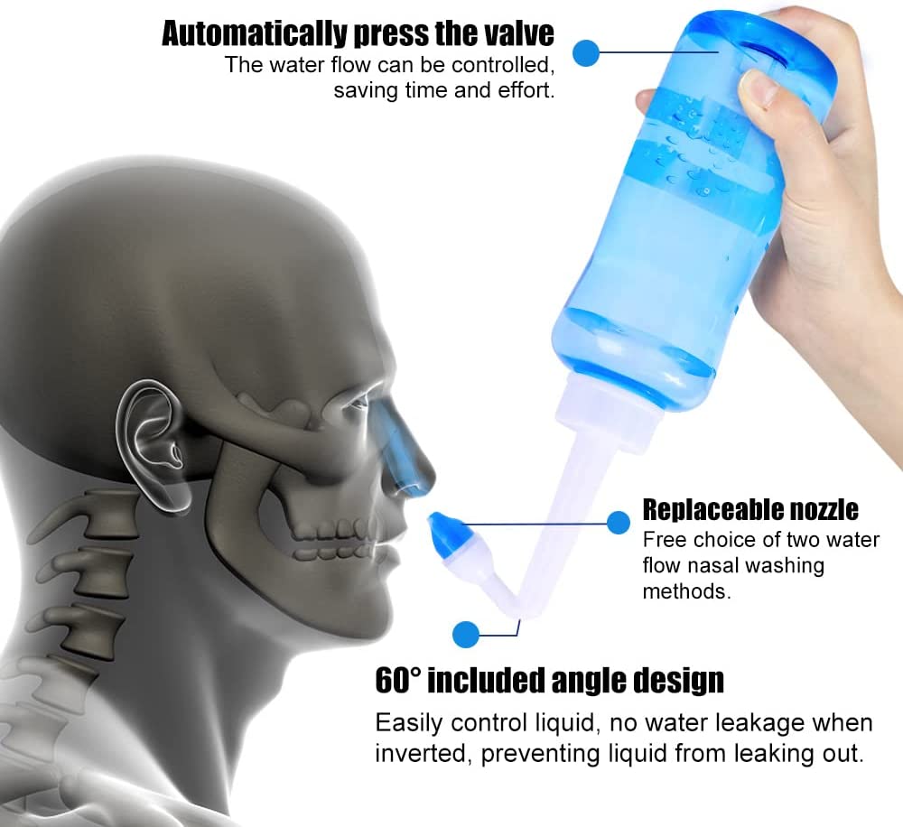 Garrafa de limpeza de lavagem  - Neti Pot Nasal Rinse avaliação e preço