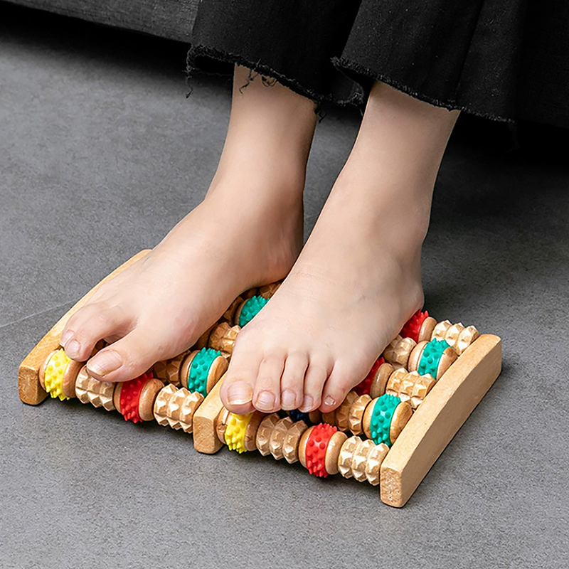 Multi-ponto terapia de pés mas - Reflexology Foot Roller avaliação e preço