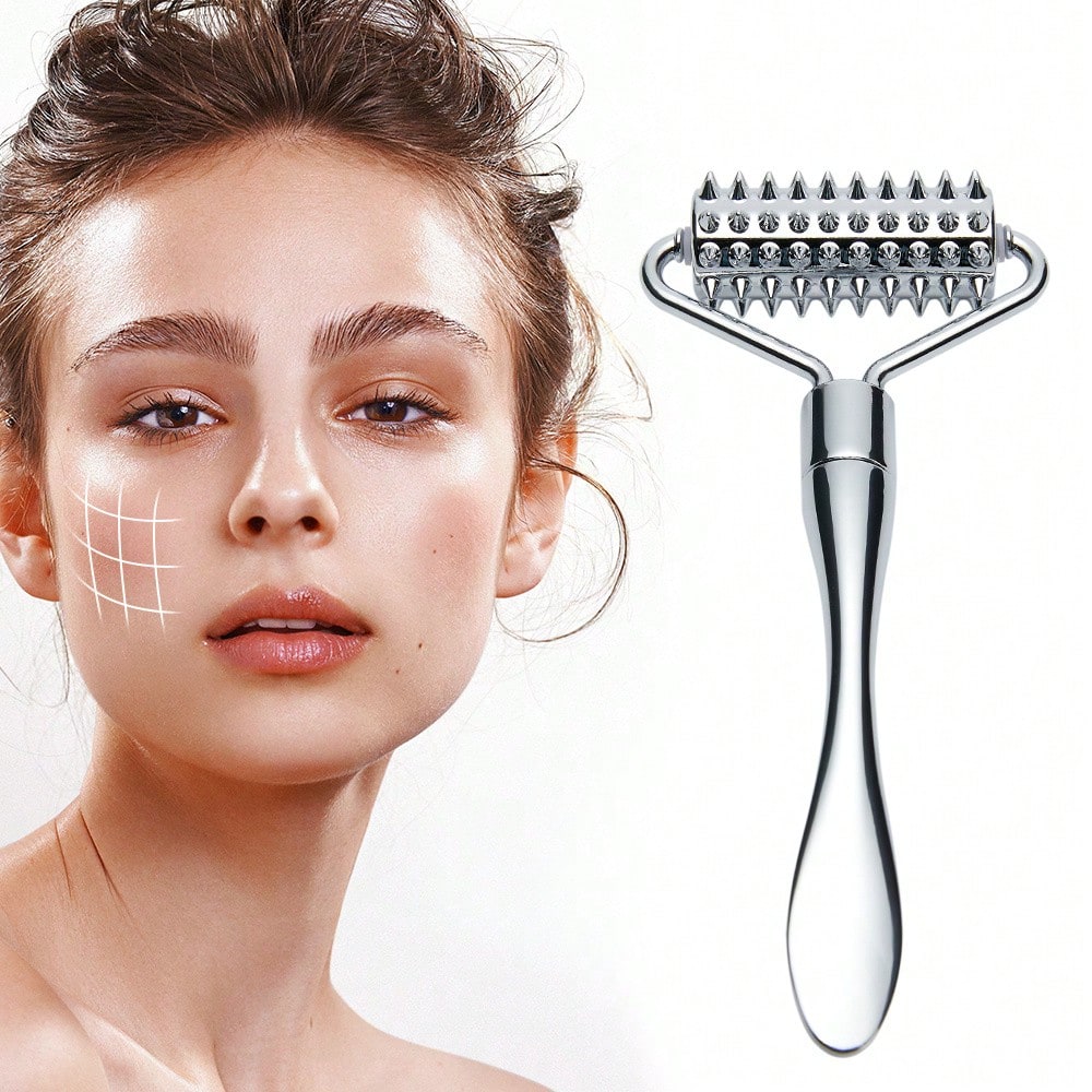 Rolo de massagem facial de aço - Reflexology Foot Roller avaliação e preço