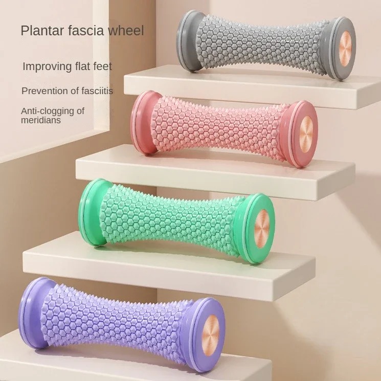 Mini massageador de pés rolo d - Reflexology Foot Roller avaliação e preço