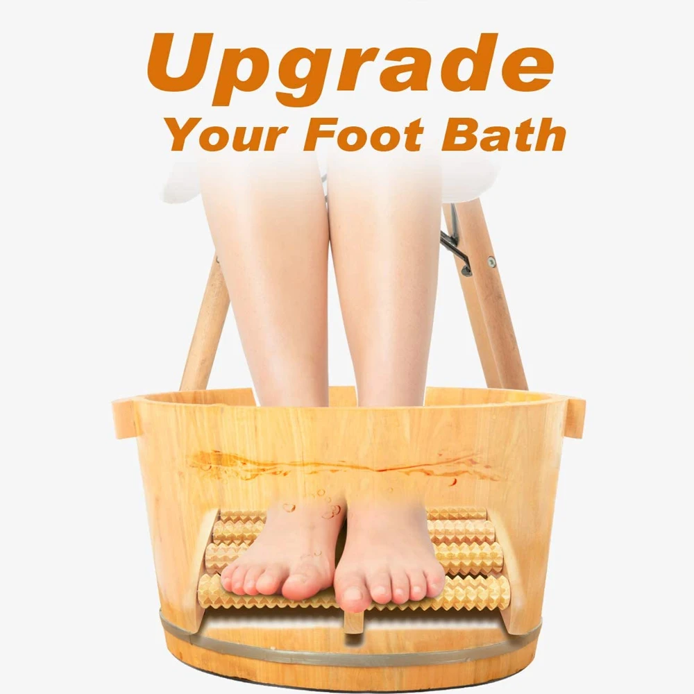 Rolo de massagem nos pés de ma - Reflexology Foot Roller avaliação e preço
