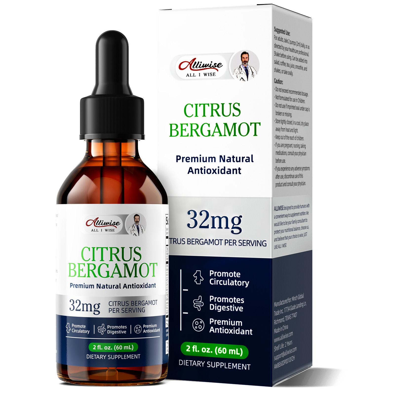 Gotas de Extrato de Bergamota  - Health Wellness Day avaliação e preço